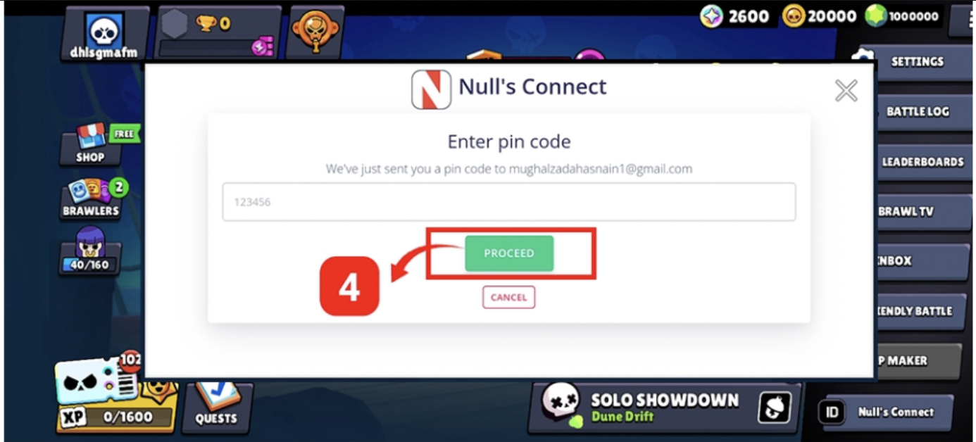 Konfiguracja gry Nulls Brawl i połączenie